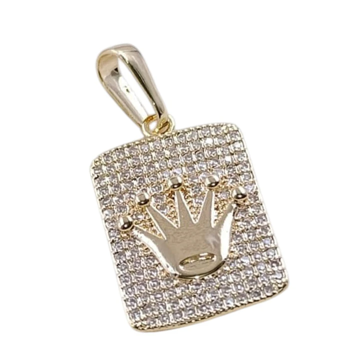 DIJE PLACA ROLEX EN ORO LAMINADO 18K 1