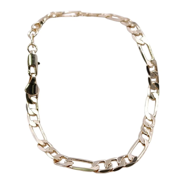 PULSERA 3 EN 1 GRUESA EN ORO LAMINADO 18K 1