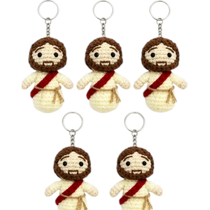 LLAVEROS DE JESUCRISTO TEJIDOS CROCHET 1