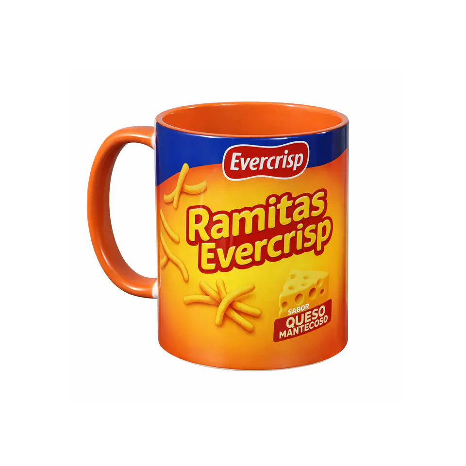 Taza Divertida tipo Ramitas Queso 🧀  1