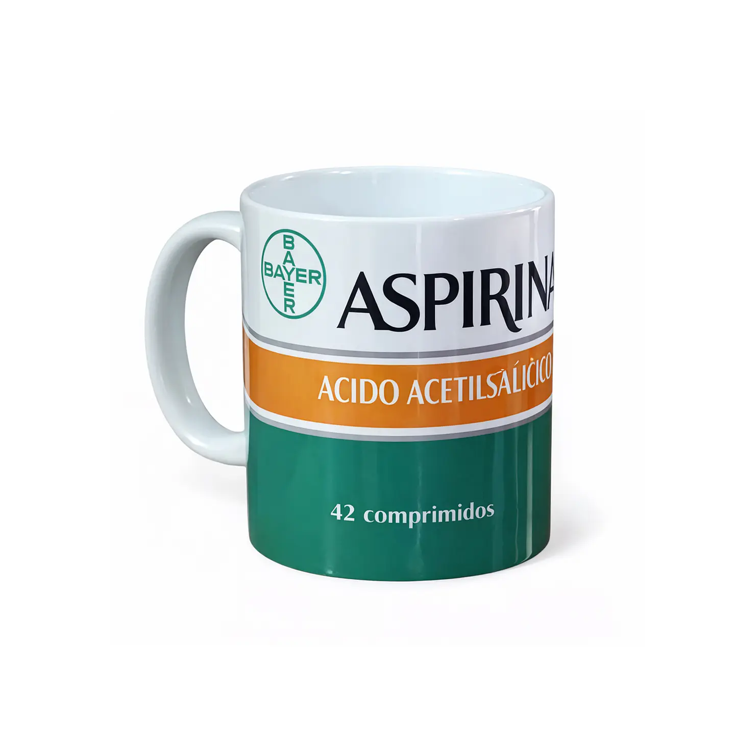 Taza divertida tipo Aspirina 💊 | Clásico de botiquín chileno 1