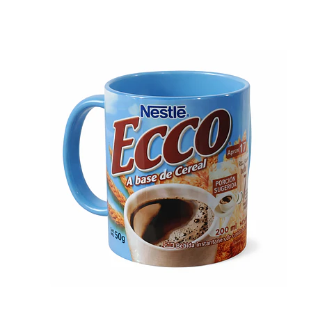 Taza divertida tipo Ecco Nestlé ☕ | Clásico chileno