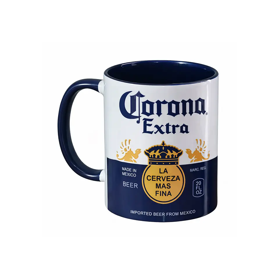Taza tipo cerveza clásica 🍺 | Diseño inspirado en Corona 1