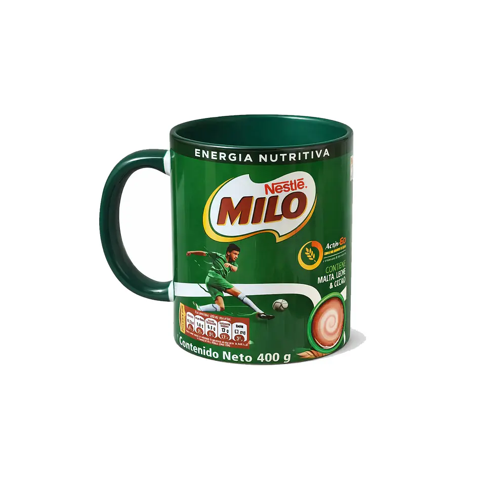 Taza Diseño Milo 🍫⚽ | Estilo Clásico y Energético 1