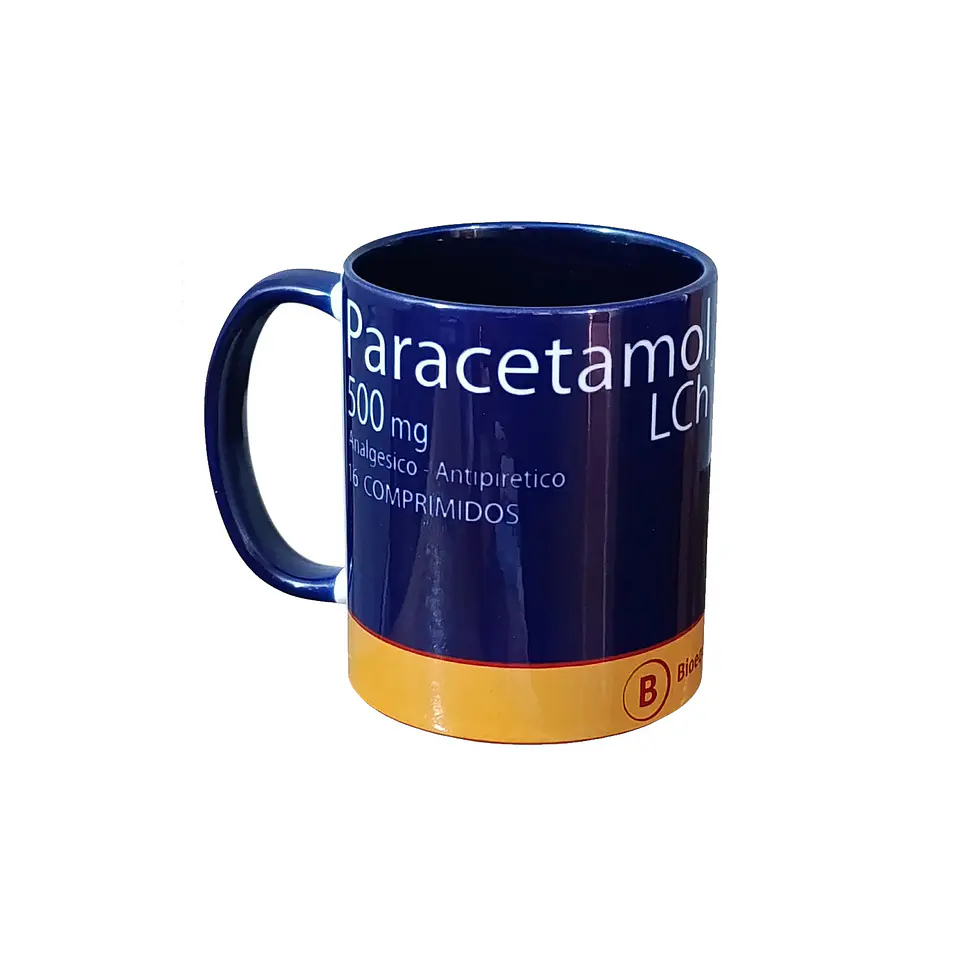 Taza Creativa Paracetamol 💊 | Edición Humor 1