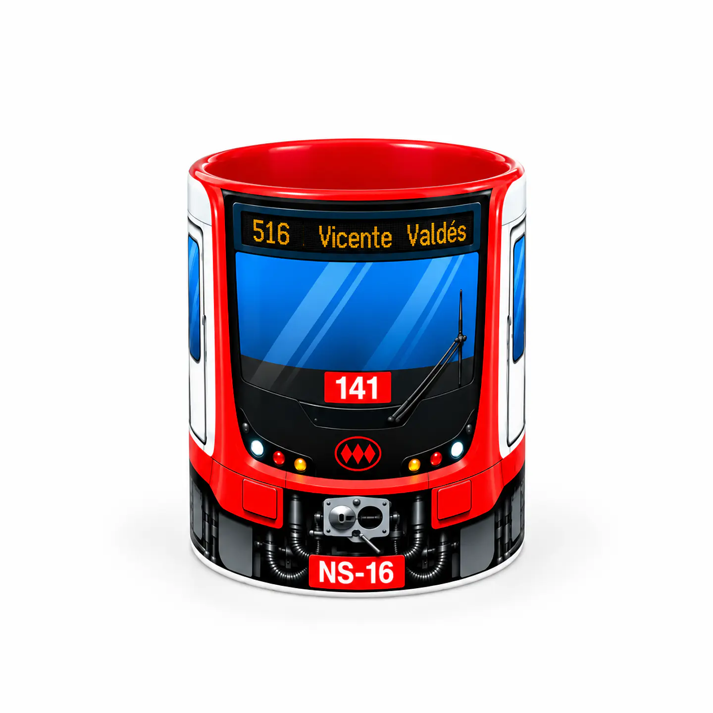 Taza Tazón Metro NS16 🚇 | Diseño para amantes del Metro de Santiago 1