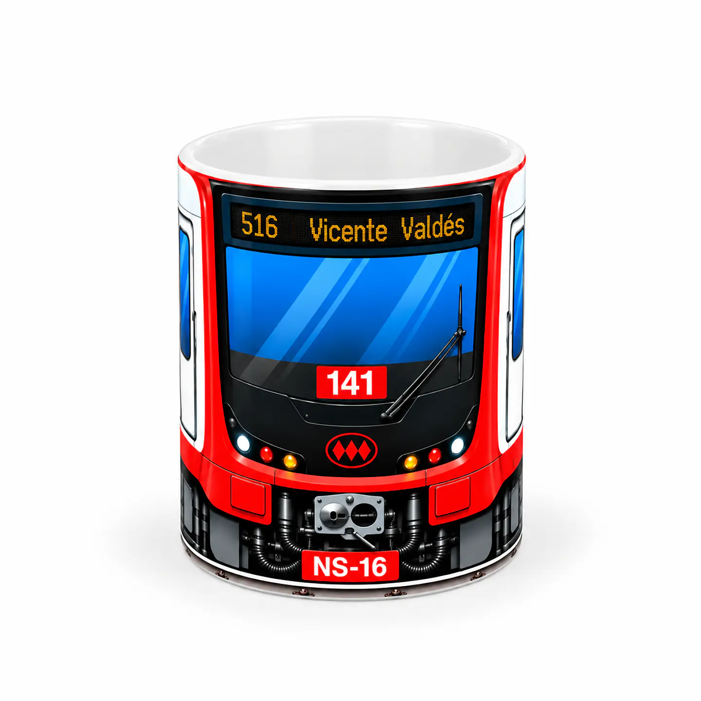 Taza Tazón Metro NS16 🚇 | Diseño para amantes del Metro de Santiago 2