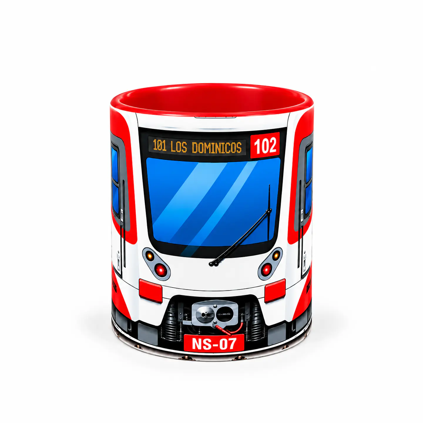 Taza Tazón Metro NS07 Santiago 🚇 | Diseño para fanáticos 1