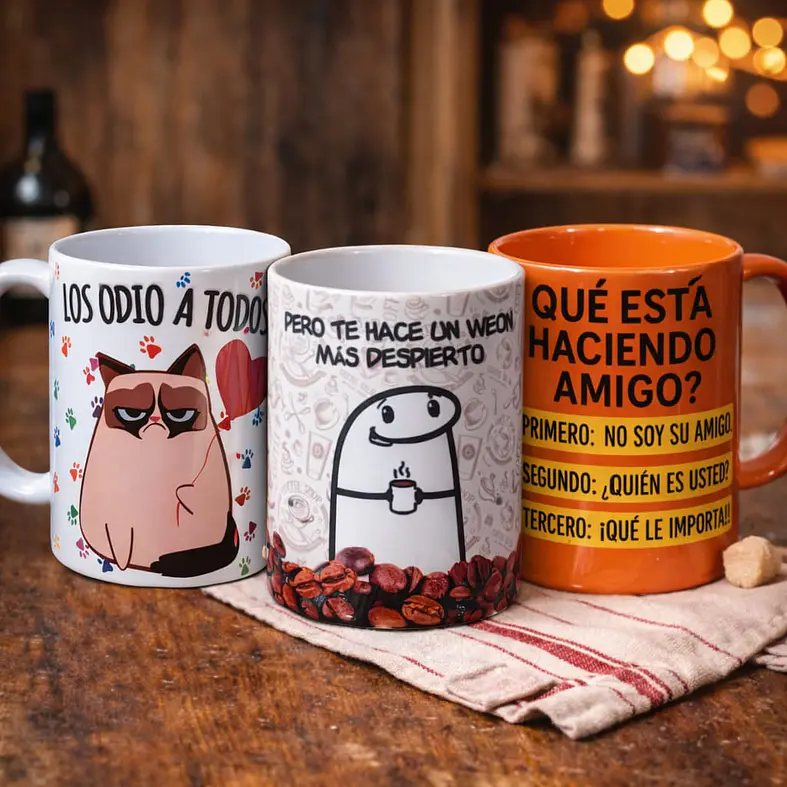 Tazas con Frases Divertidas