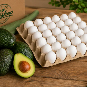 3 kg Palta Hass + 30 Huevos Super Extra