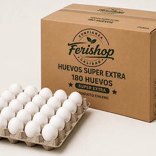 Caja de 180 HUEVOS SUPER 