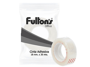 CINTA ADHESIVA TRANSPARENTE 18 MM 30 MT