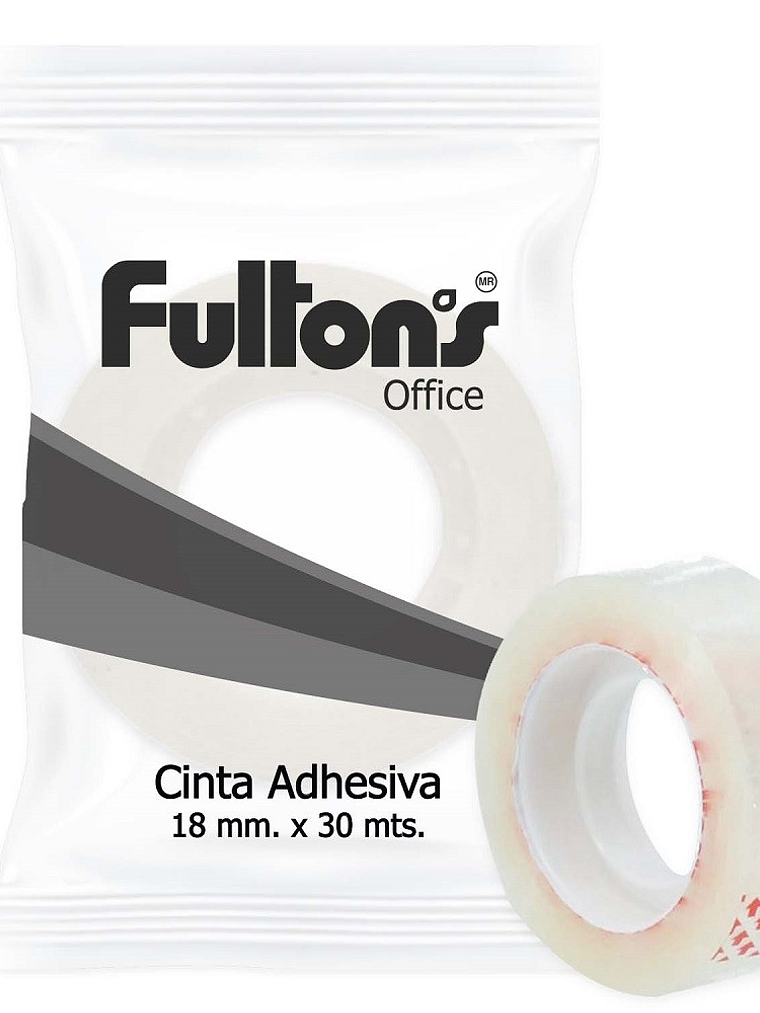 CINTA ADHESIVA TRANSPARENTE 18 MM 30 MT 1