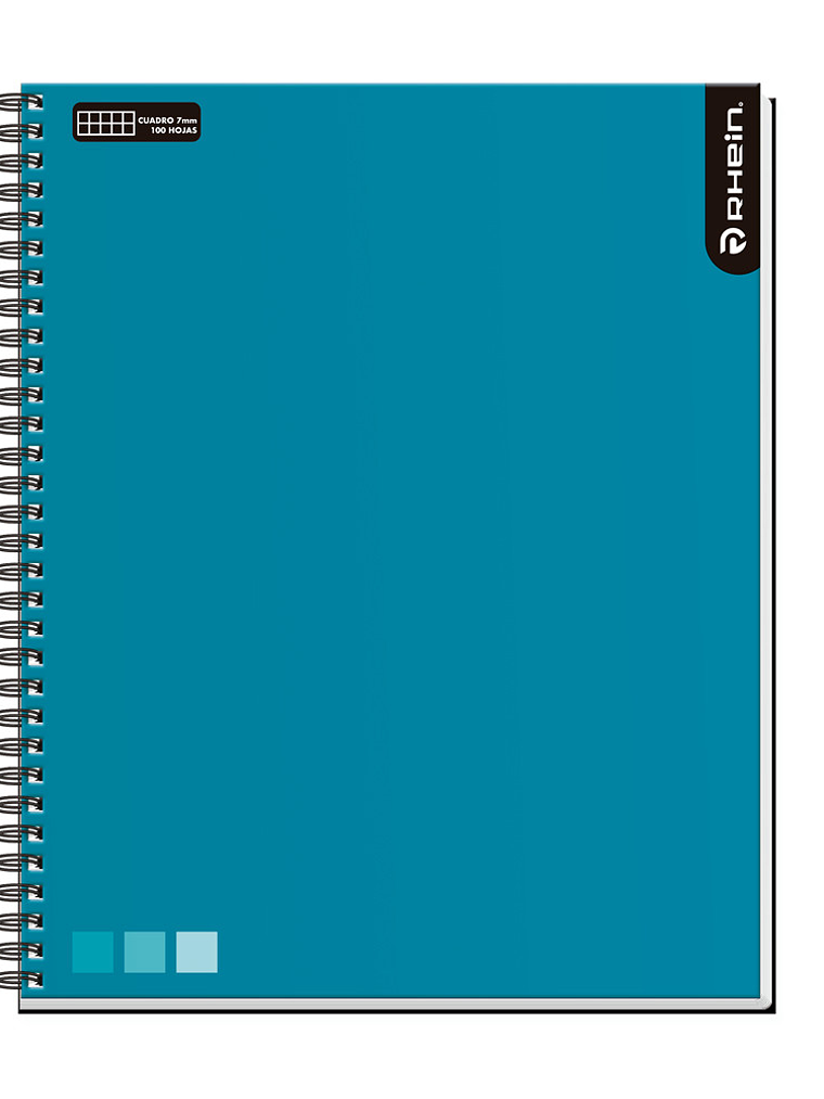 CUADERNO UNIVERSITARIO MATEMATICA 7 MM 100 HOJAS CELESTE 1