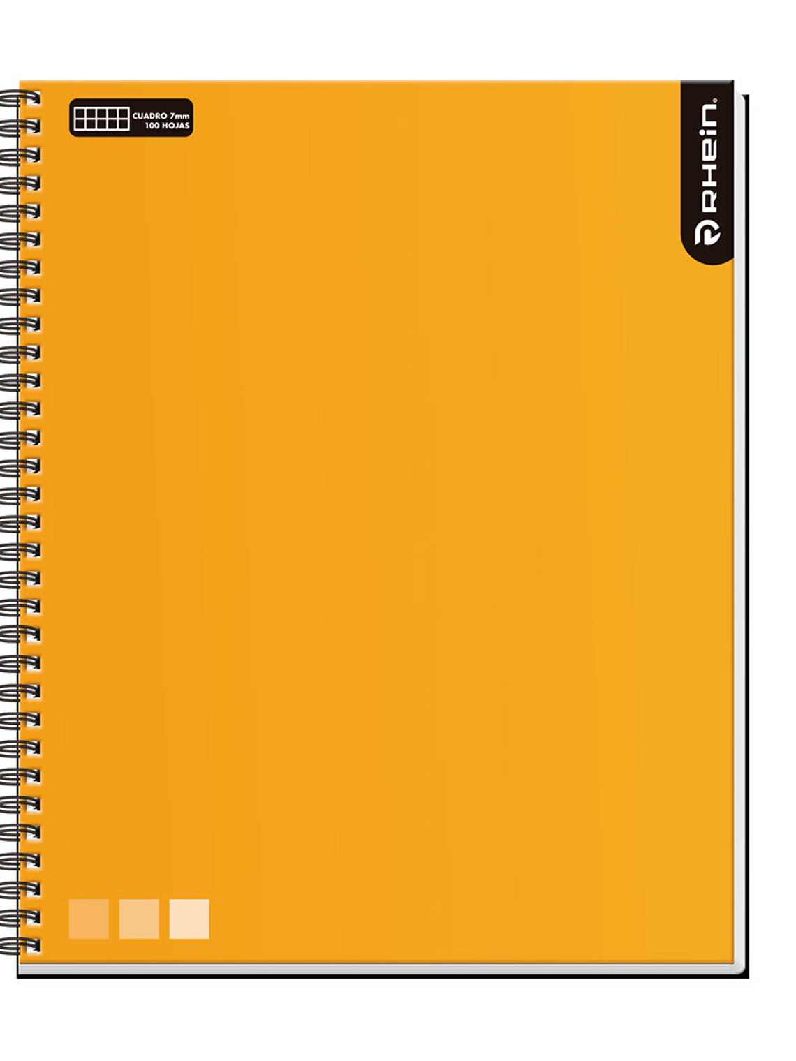 CUADERNO UNIVERSITARIO MATEMATICA 7 MM 100 HOJAS AMARILLO 1