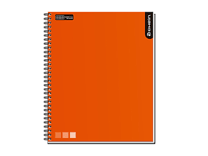 CUADERNO UNIVERSITARIO MATEMATICA 7 MM 100 HOJAS NARANJO