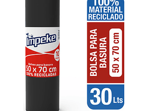 BOLSA BASURA IMPEKE 50X70 CM