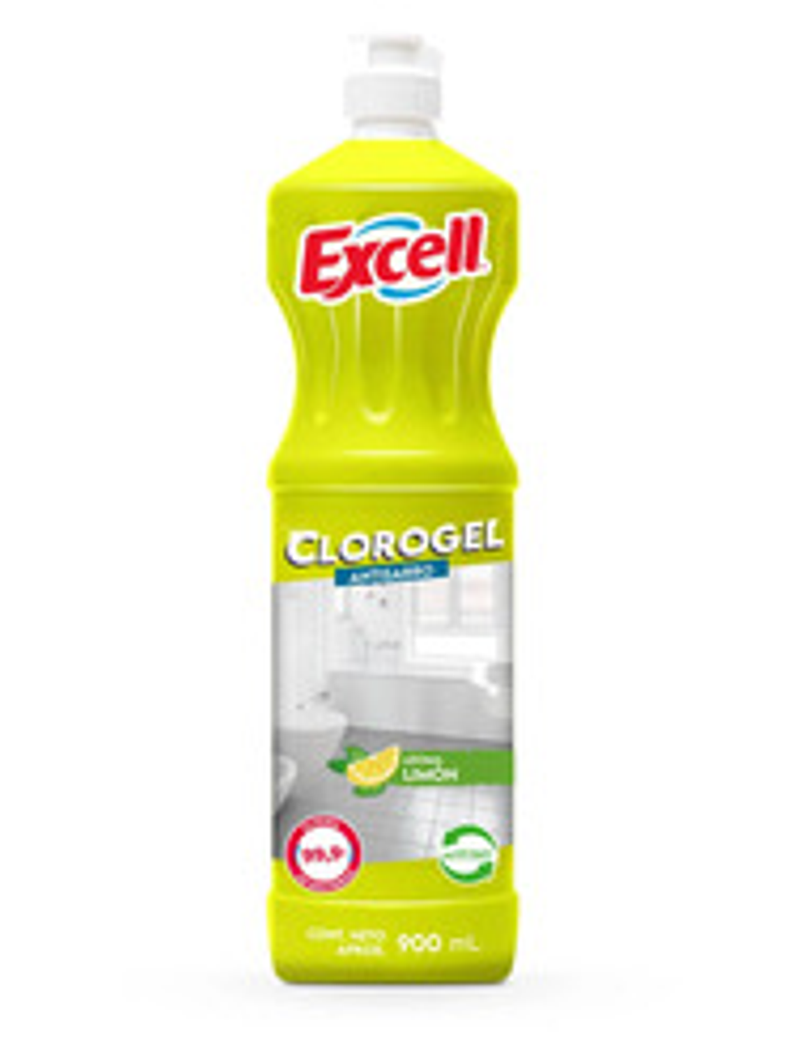 CLORO GEL EXCELL LIMON 900 CC 1