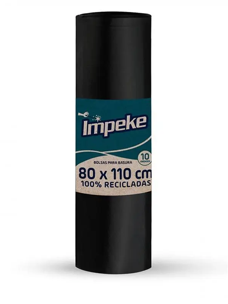 BOLSA DE BASURA IMPEKE 80X110 CM 1