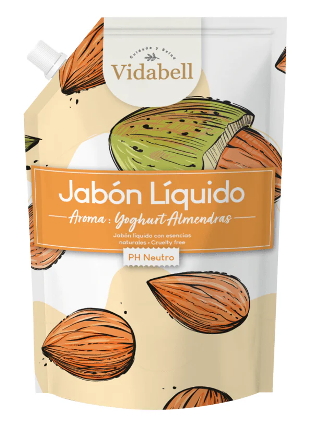 JABON LIQUIDO VIDABELL PH NEUTRO YOGHURT 750ml 1