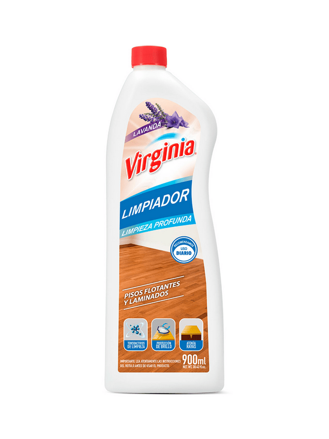 LIMPIADOR PISO FLOTANTE VIRGINIA LAVANDA 900 ML 1