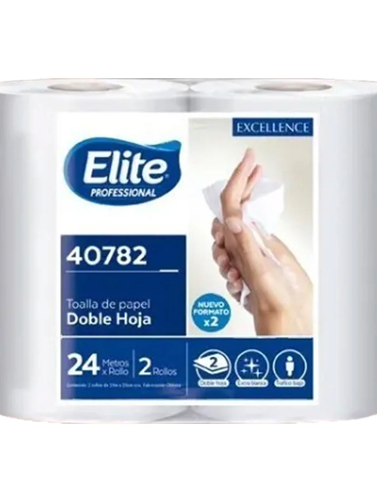 TOALLA ELITE PROFESIONAL 24 MTS X 2 U 1