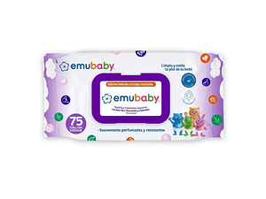 TOALLITAS HUMEDAS EMUBABY SIN ALCOHOL 75U