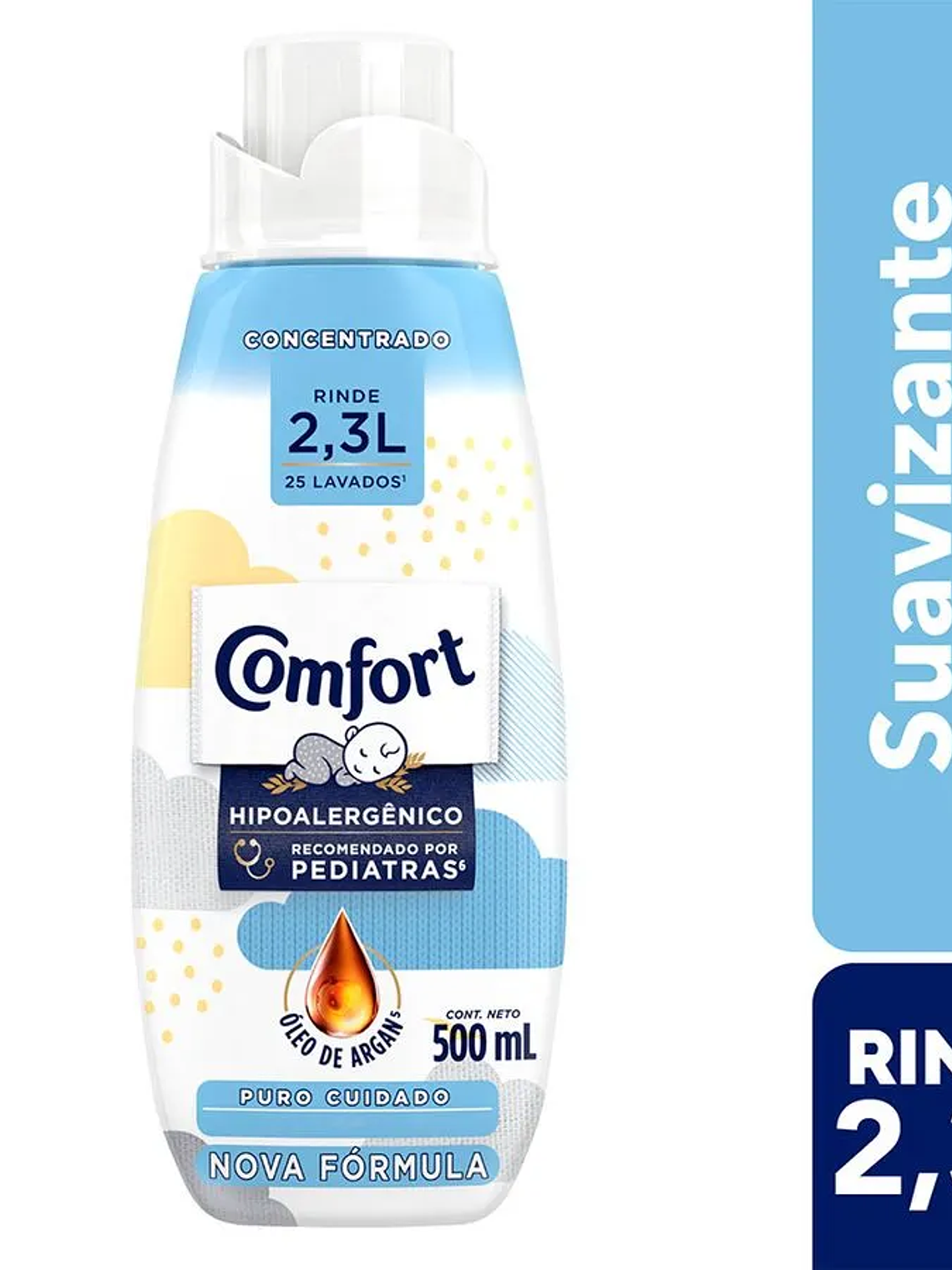 SUAVIZANTE COMFORT HIPOLEARGENICO 500 ML 1