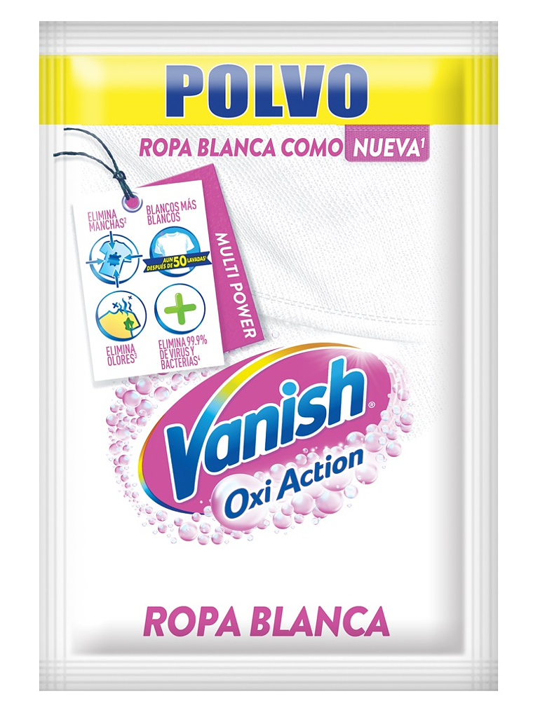QUITAMANCHAS VANISH 30 GR BLANCO TOTAL 1