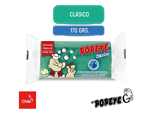 JABON POPEYE VERDE 170GR