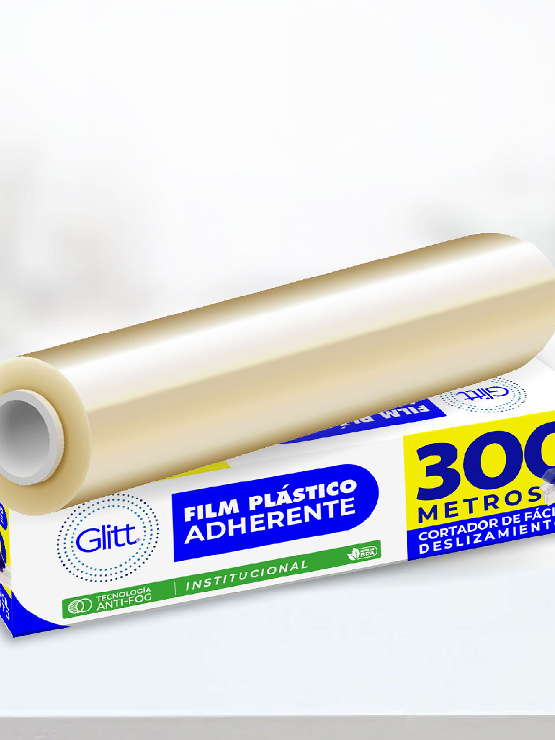 FILM PLASTICO 300MTRS GLITT 1