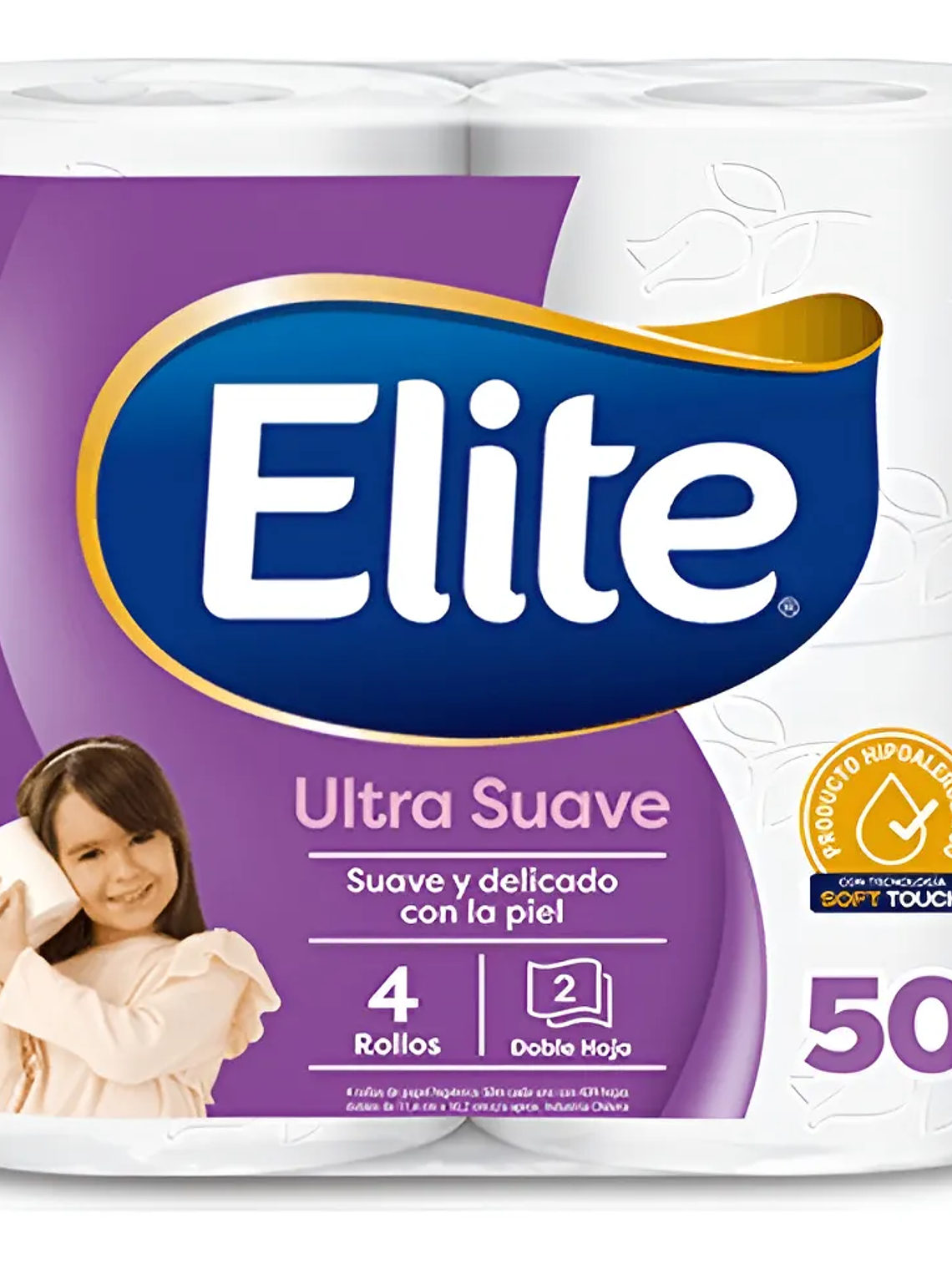 HIGIENICO ELITE 50 MTS 4 ROLLOS 1