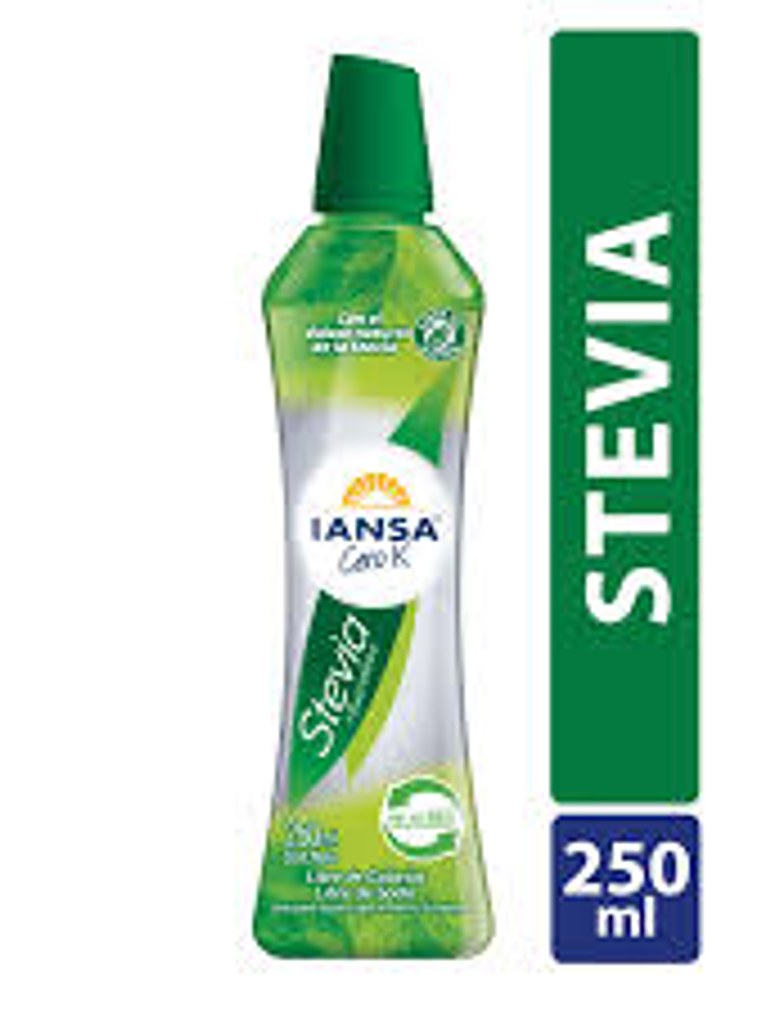 ENDULZANTE IANSA STEVIA CERO K 250 ML 1