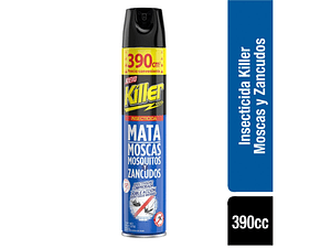 INSECTICIDA KILLER MATA MOSCAS Y MOSQUITOS 360 CC