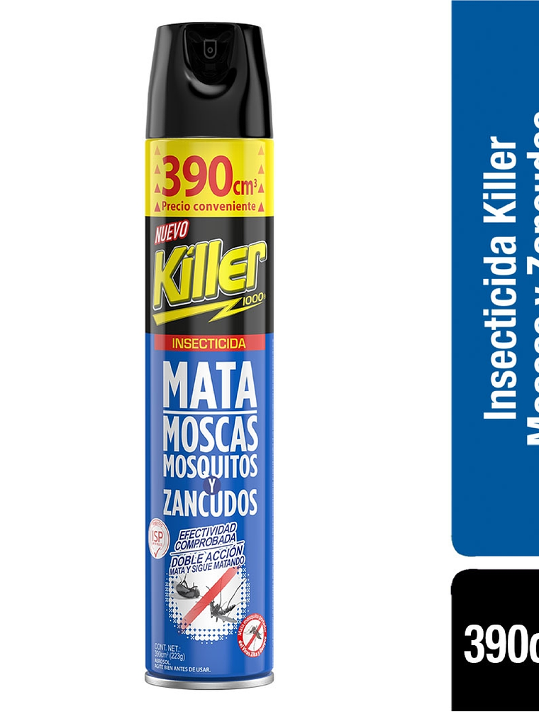 INSECTICIDA KILLER MATA MOSCAS Y MOSQUITOS 360 CC 1