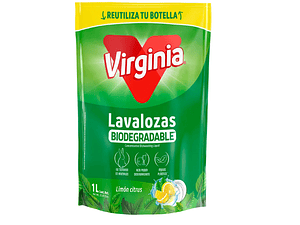 LAVALOZA RECARGA VIRGNIA BIODEGRABLE LIMON CITRUS 1 LITRO 