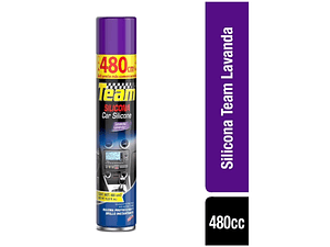 SILICONA PARA AUTOS TEAM LAVANDA 480 CC
