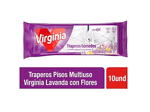 TRAPEROS HUMEDOS VIRGINIA CON OJAL LAVANDA 