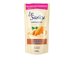 JABON LIQUIDO LE SANCY ACEITE DE ALMENDRAS 450 ML 