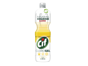 CLORO GEL CIF LIMON 800 ML