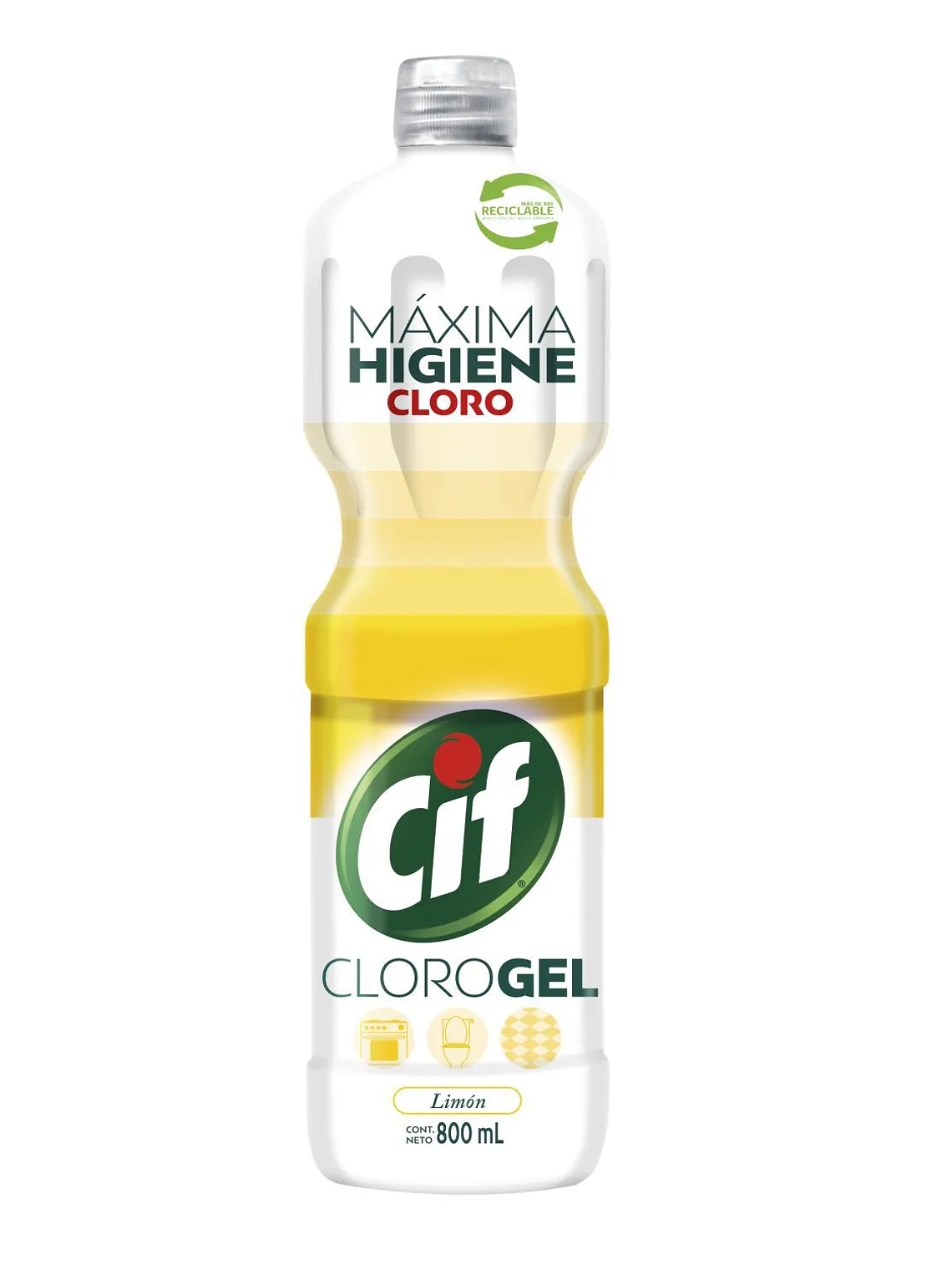 CLORO GEL CIF LIMON 800 ML 1