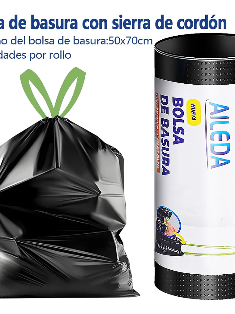 Bolsa Basura Aileda 50x70 10UN 1