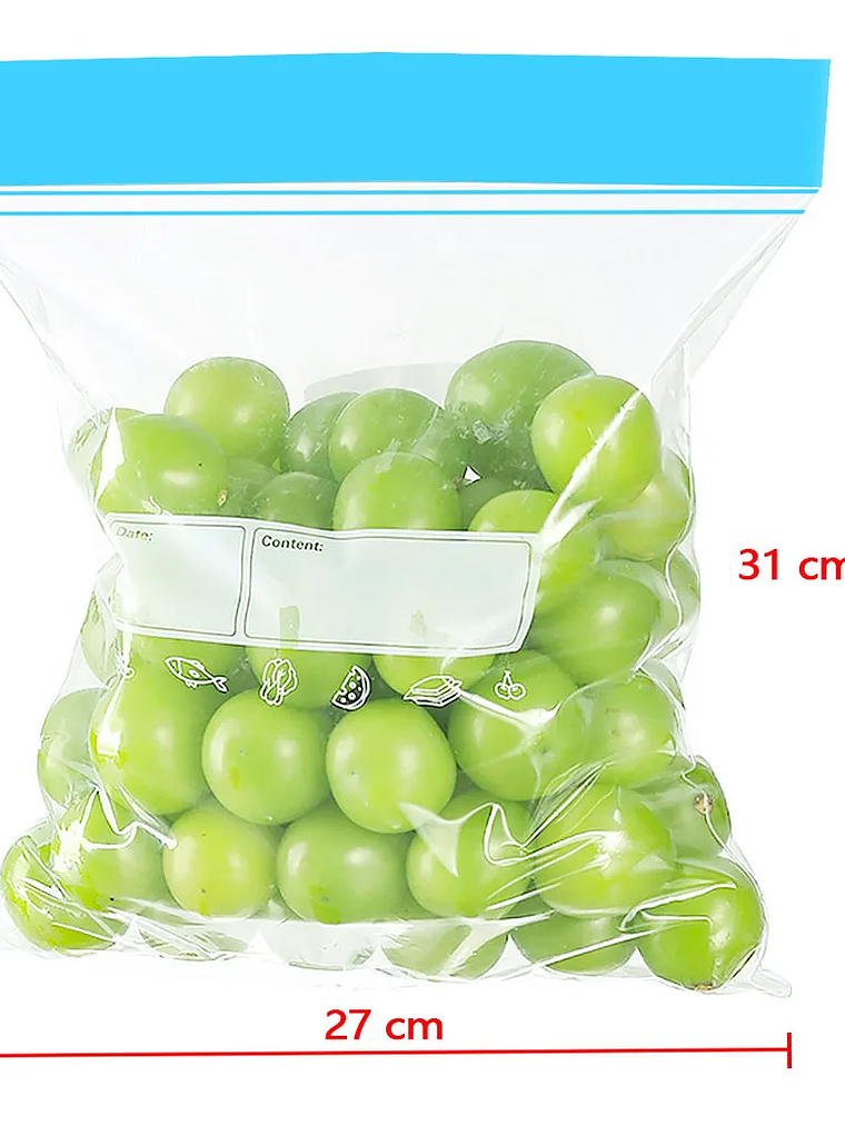 Bolsas con cierre Hermético Aileda (15UN) 27x31 3