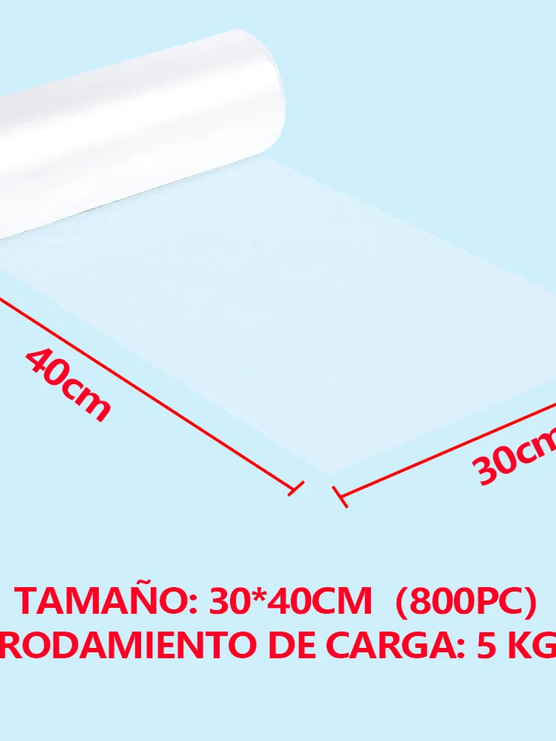 Rollo Bolsas degradables 30x40 Aileda (800) 2