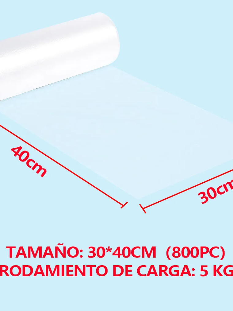 Rollo Bolsas degradables 30x40 Aileda (800) 2