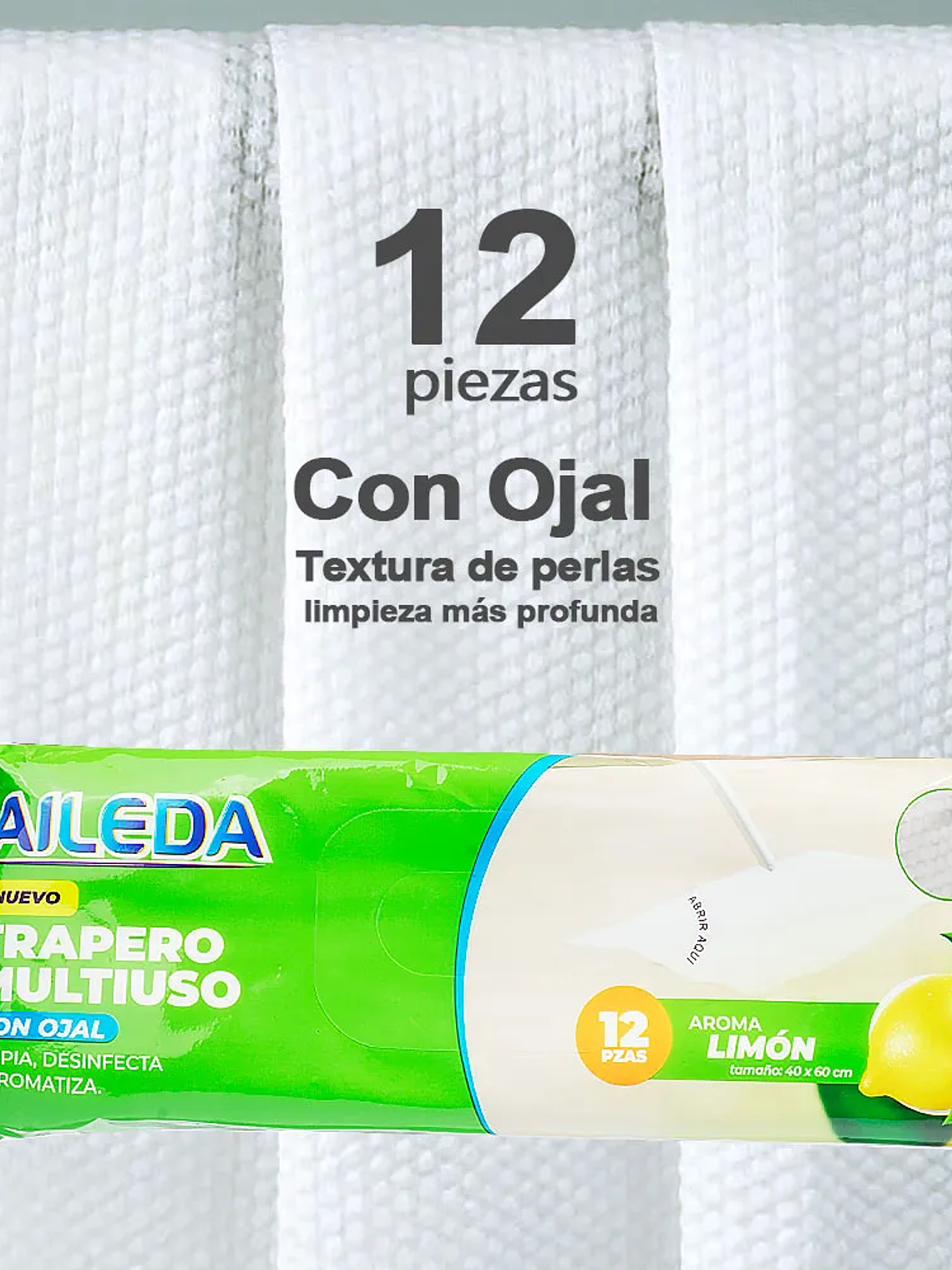 Trapero Humedo  Multiuso Aileda 12UN Aroma Limon 1