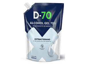 ALCOHOL GEL D-70 900 ML 
