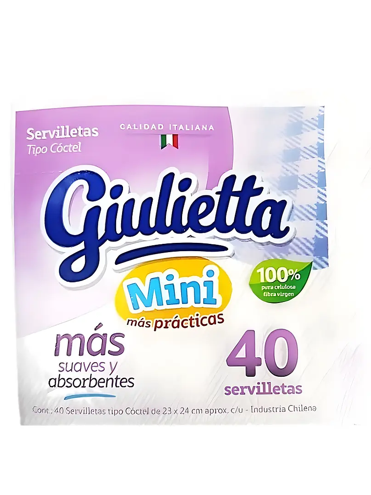 SERVILLETA GIULIETTA MINI 40 UN  1