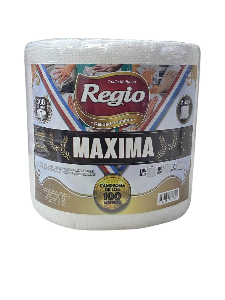 TOALLA DE PAPEL REGIO MAXIMA 100 METROS  1
