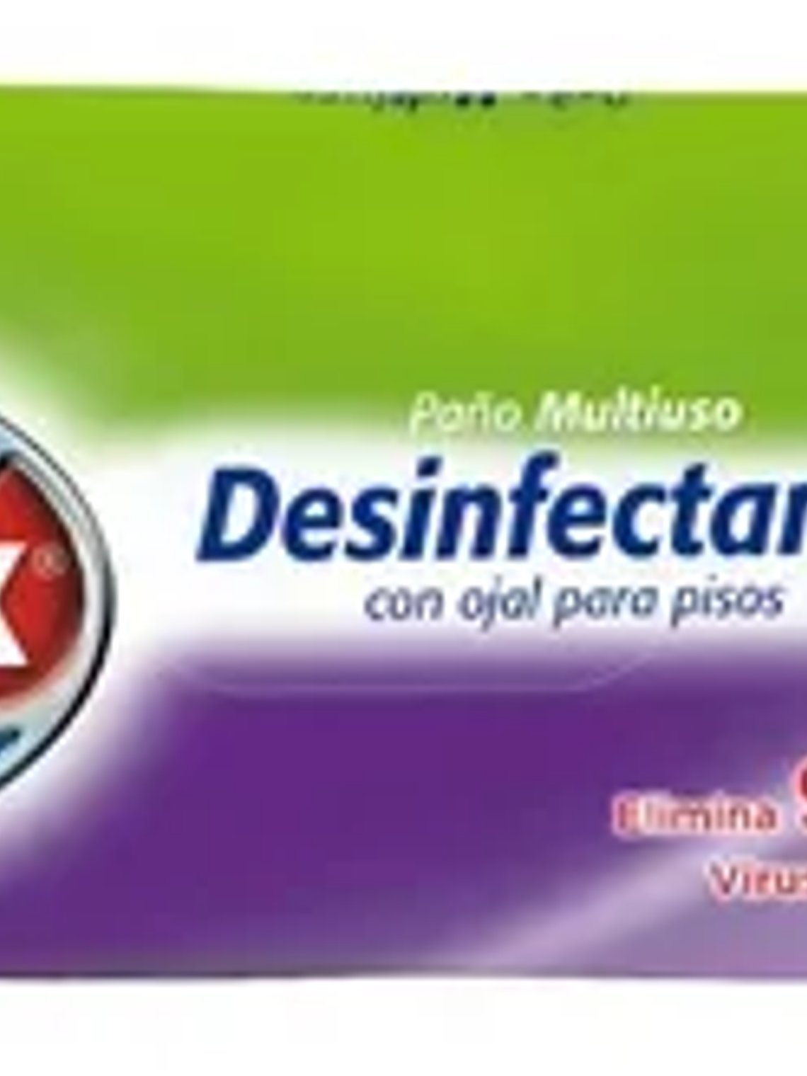 TRAPERO HUMEDO DESINFECTANTE VIRUTEX  LAVANDA 10 UN 1